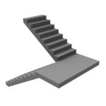 180 Double Bend Curved Staircase Configuration