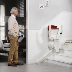 New curved stairlifts fully installed and demonstrated by Central Mobility